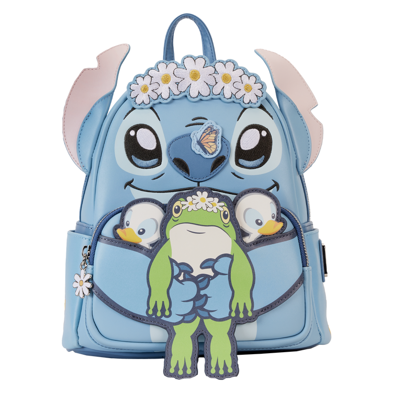 Mini Sac à Dos Lilo & Stitch - Stitch Springtime Daisy LoungeFly CoinCaillerie