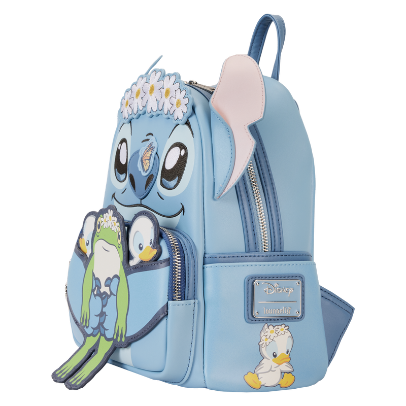 Mini Sac à Dos Lilo & Stitch - Stitch Springtime Daisy LoungeFly CoinCaillerie