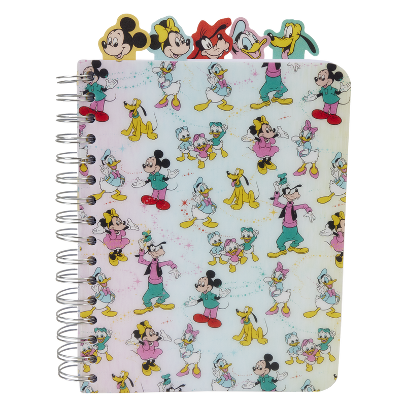 disney100 mickey friends classic stationery spiral tab journal loungefly WDJB0010 671803479500