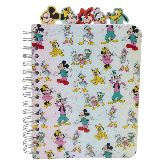 disney100 mickey friends classic stationery spiral tab journal loungefly WDJB0010 671803479500