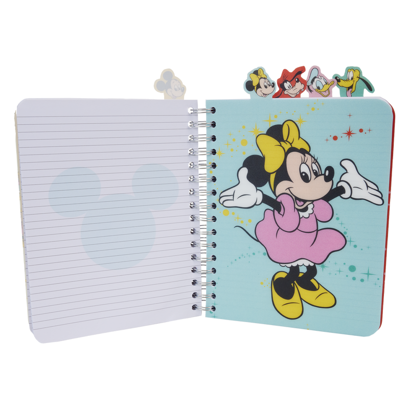 disney100 mickey friends classic stationery spiral tab journal loungefly 