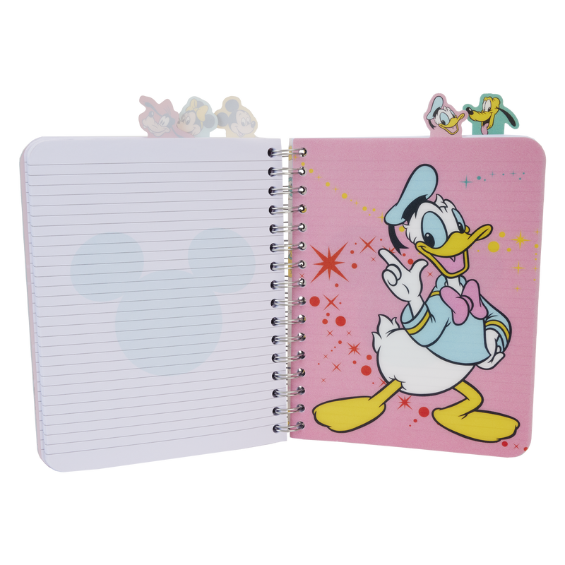 disney100 mickey friends classic stationery spiral tab journal loungefly 