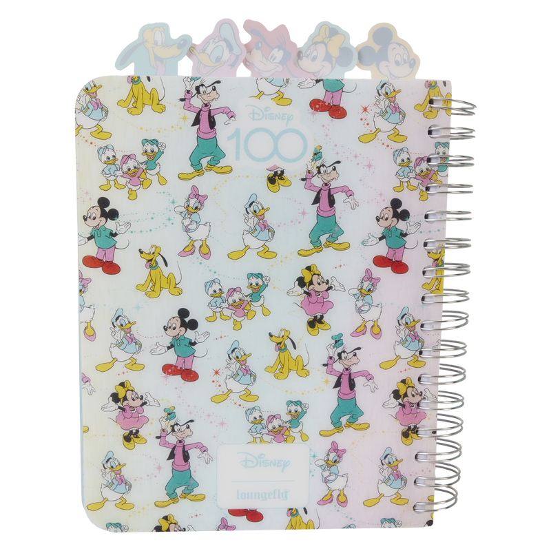 disney100 mickey friends classic stationery spiral tab journal loungefly 