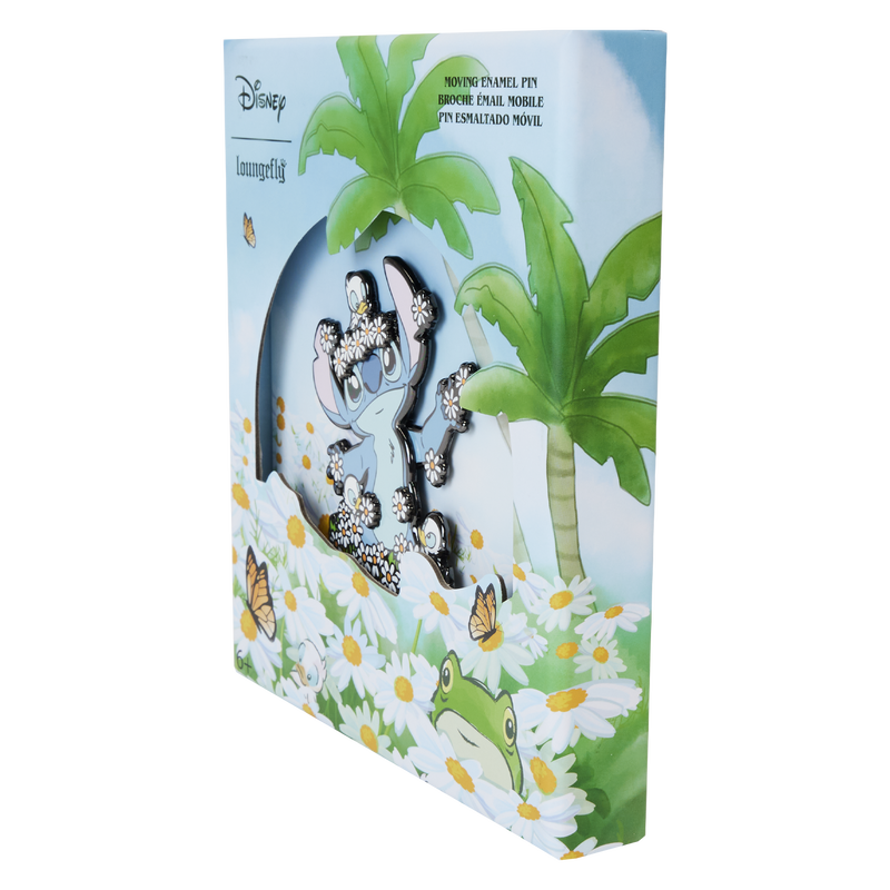 stitch springtime daisy 3 collector box pin 