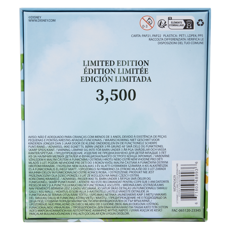 stitch springtime daisy 3 collector box pin 