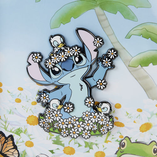 stitch springtime daisy 3 collector box pin 