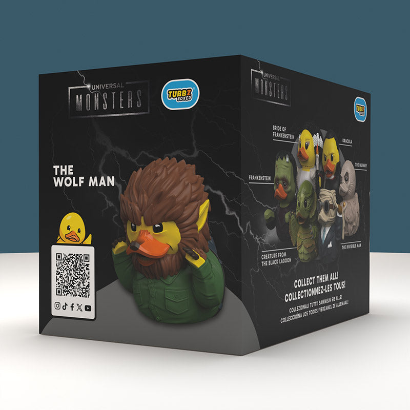 Canard Universal Monsters: Le Loup-Garou TUBBZ (Boxed Edition) - vue 3