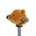 Accessoire tête de ours brun pour vélo ou trottinette enfant - Wild & Soft