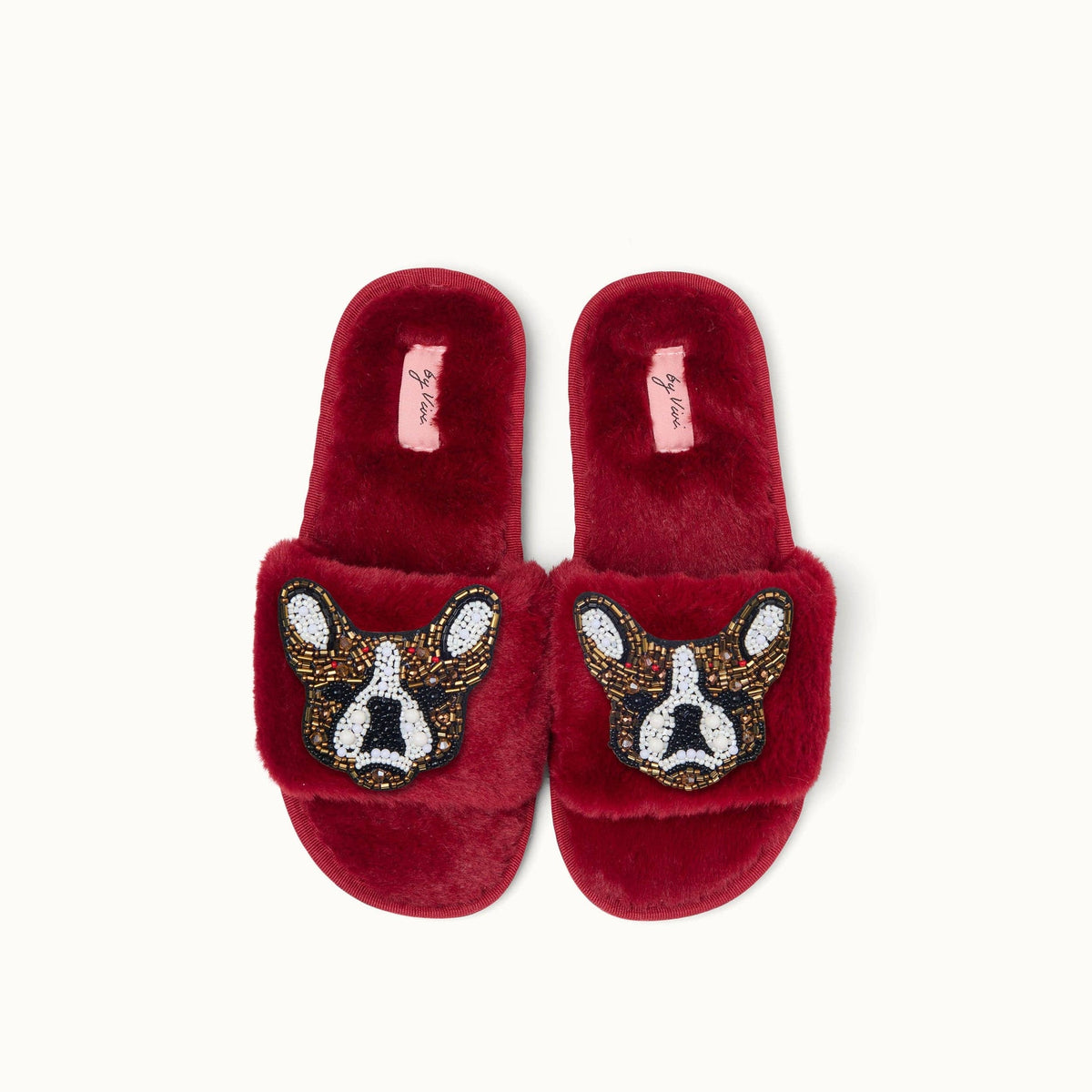 Paire de broches pour Chaussons - Bouledogue français