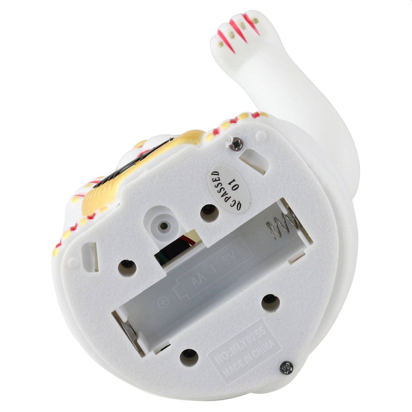 Glückskatze weiß 13cm