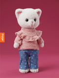 Poupée en peluche Lucky Kitty : Sweet Denim - 38 cm - 3+