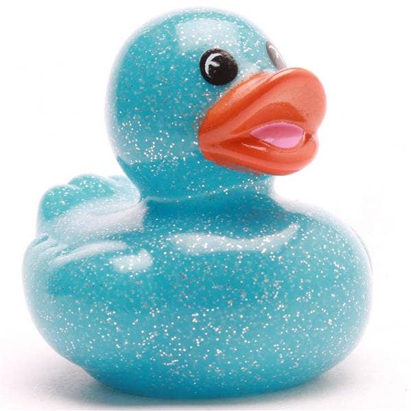 Mini Canard Pailleté - bleu