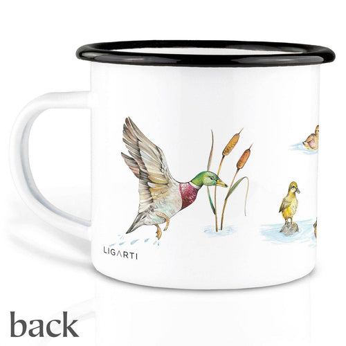 Mug Émaillé – Étang des Canards