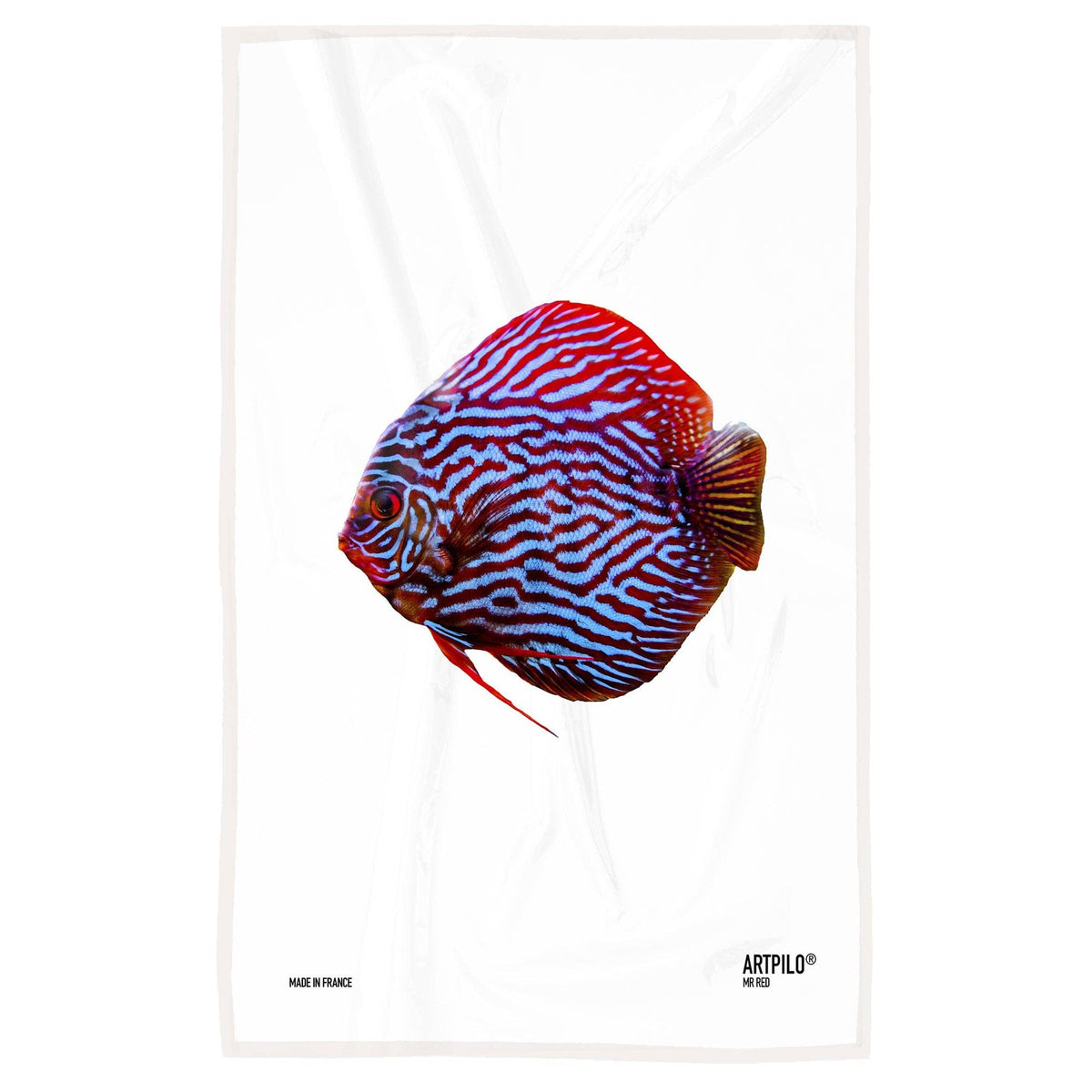 Torchon de cuisine Artpilo, modèle Mister Red