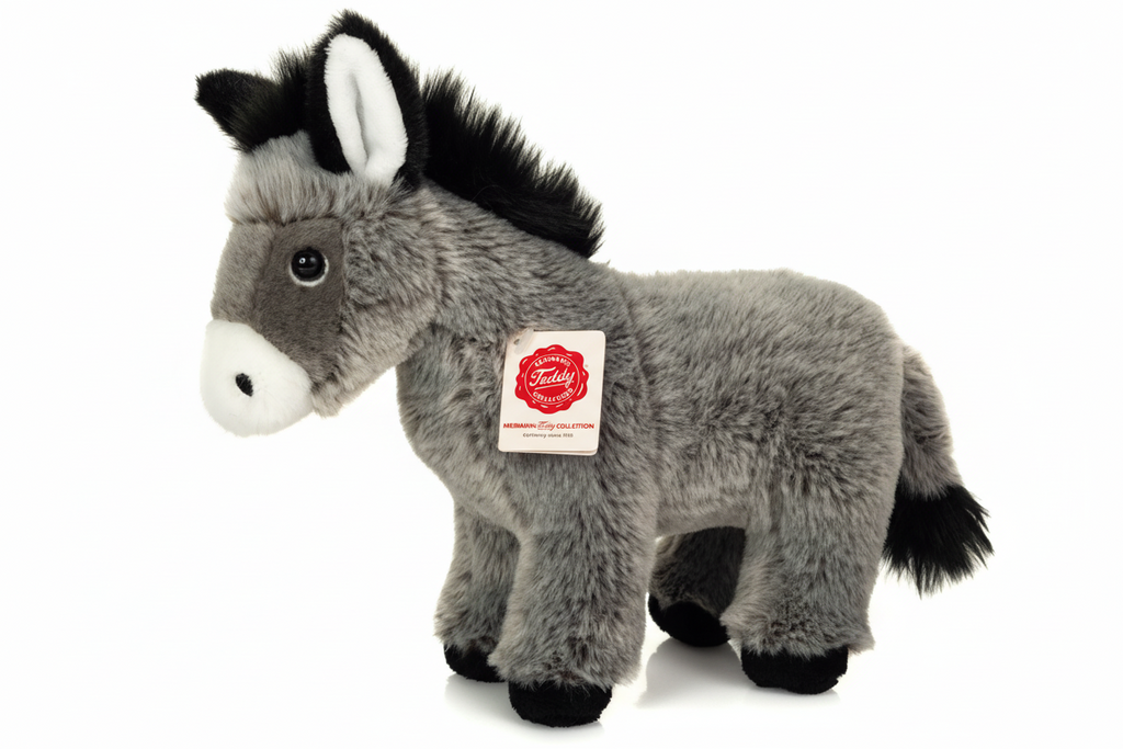 Peluche Âne Debout – 27 cm - Teddy Hermann