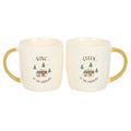 Couple de Mug « Renne et Roi du Camping »