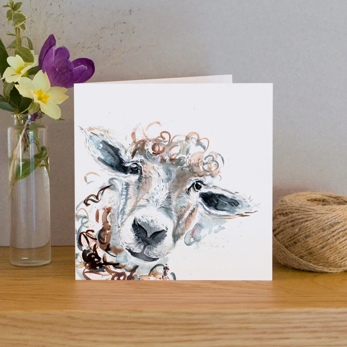 carte de voeux aquarelle mouton kate moby 48068940