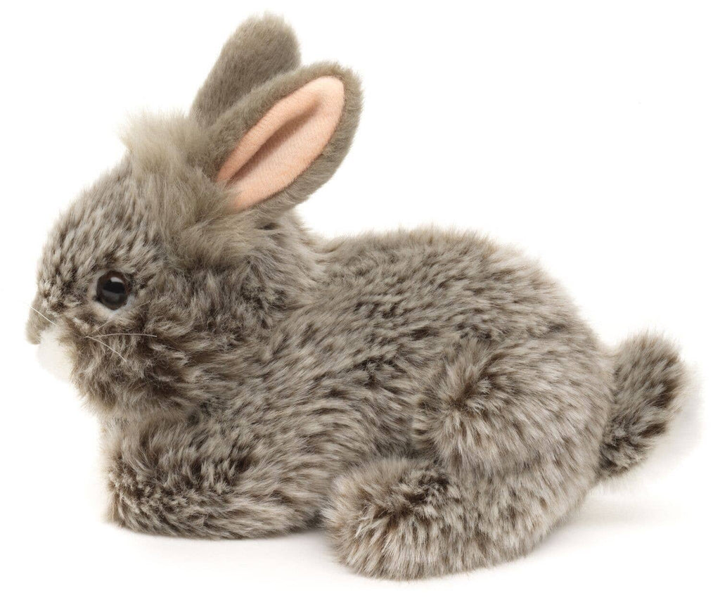 Peluche Lapin angora - Gris Uni Toys