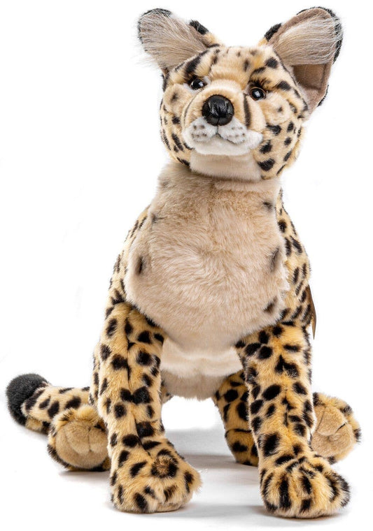 Peluche Chat de la savane couché