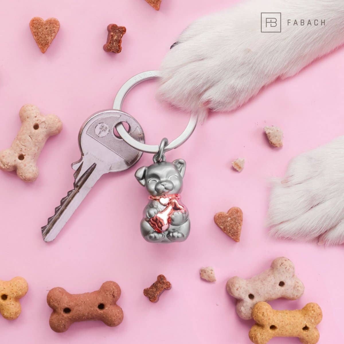 porte cles chien puppy fabach 