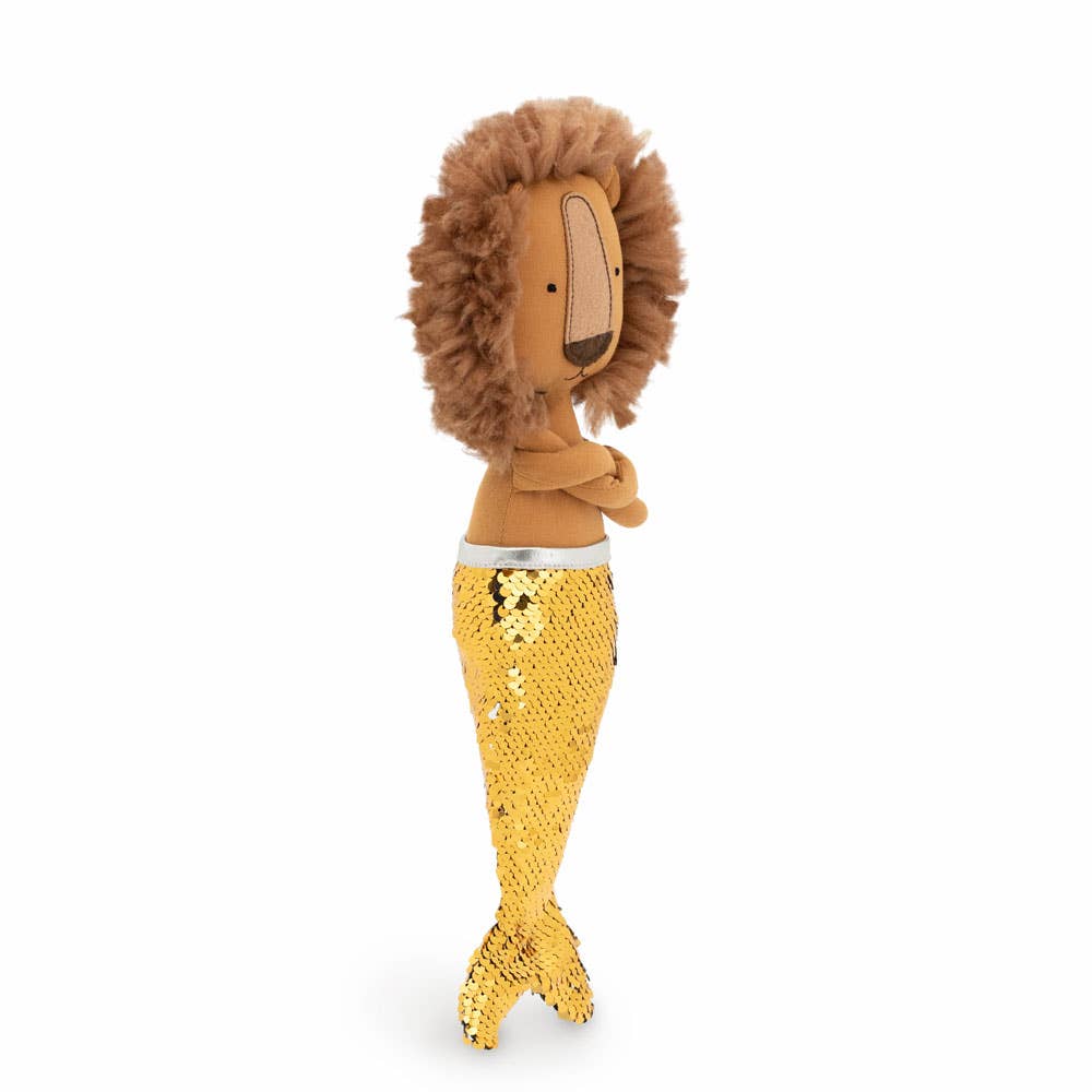Peluche en coton, Simón Le Lion : Sirène-29cm-3+