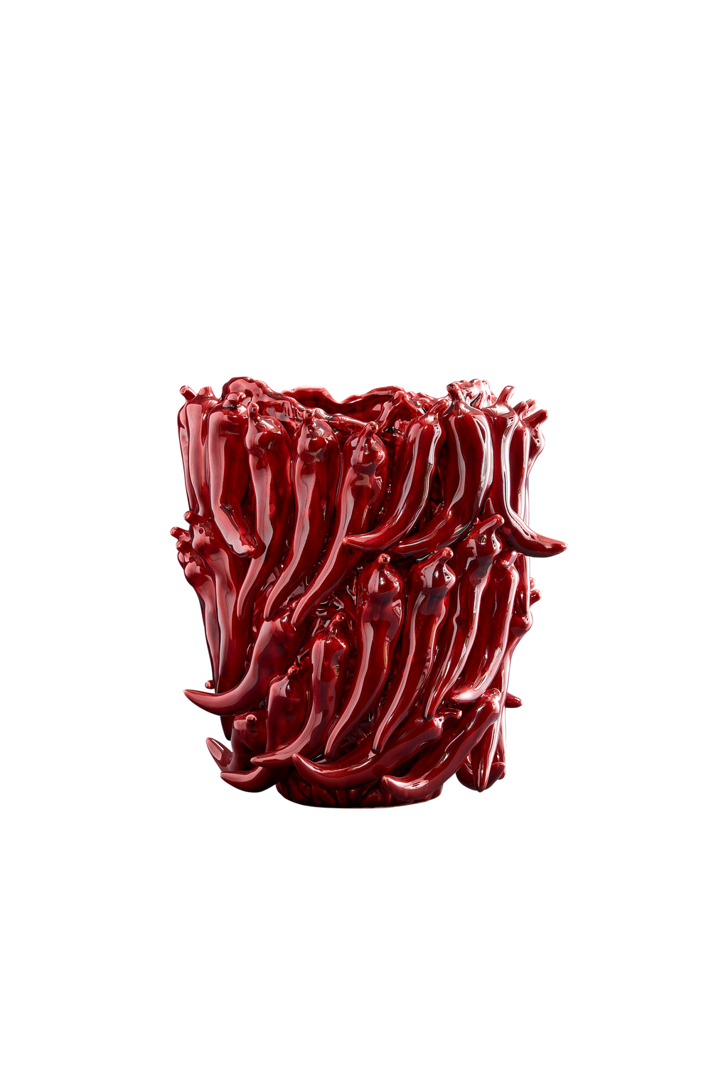 Vase Chili bordeaux