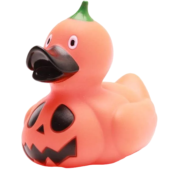Halloween Pumpkin Duck