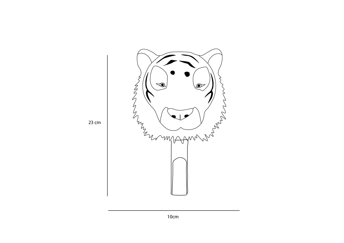 Porte-manteau tigre - Wild & Soft