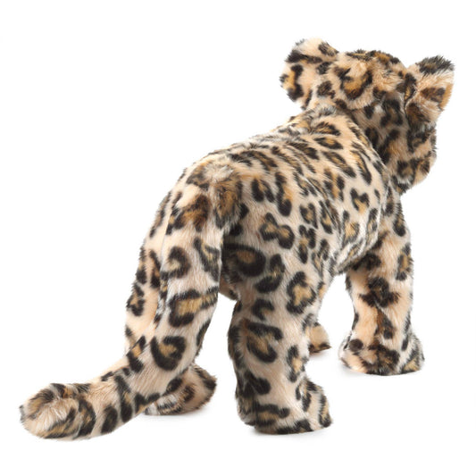 Marionnette à main Bébé léopard 3176/ Léopard Cub Folkmanis réaliste