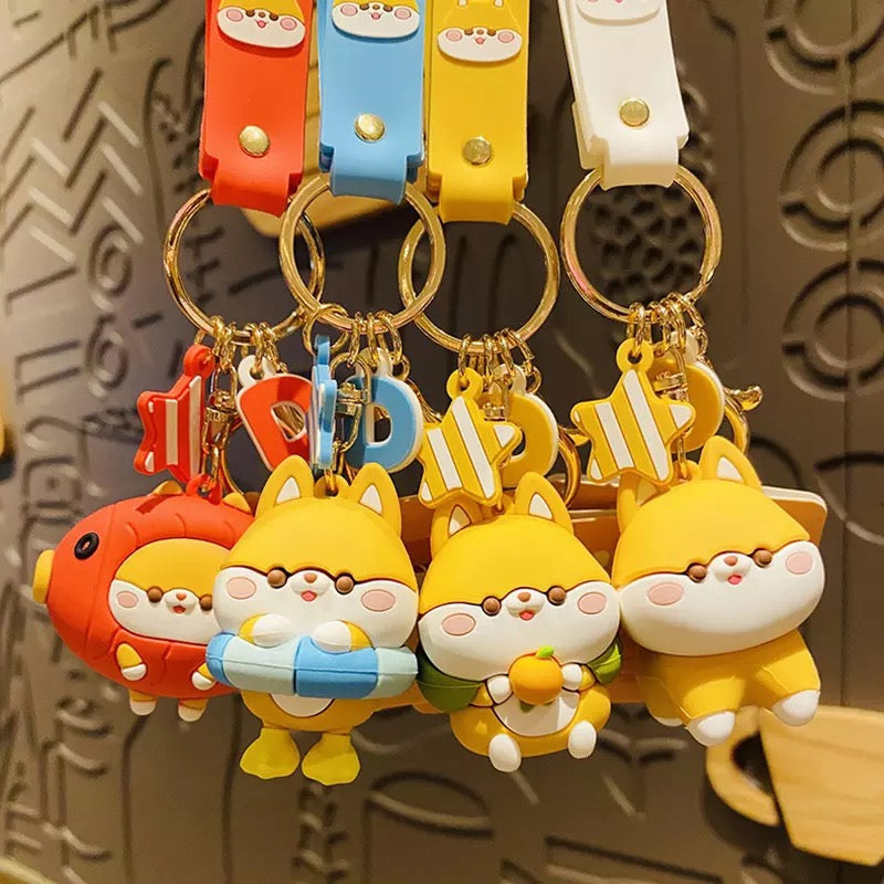 Porte Clés Shiba Bouée