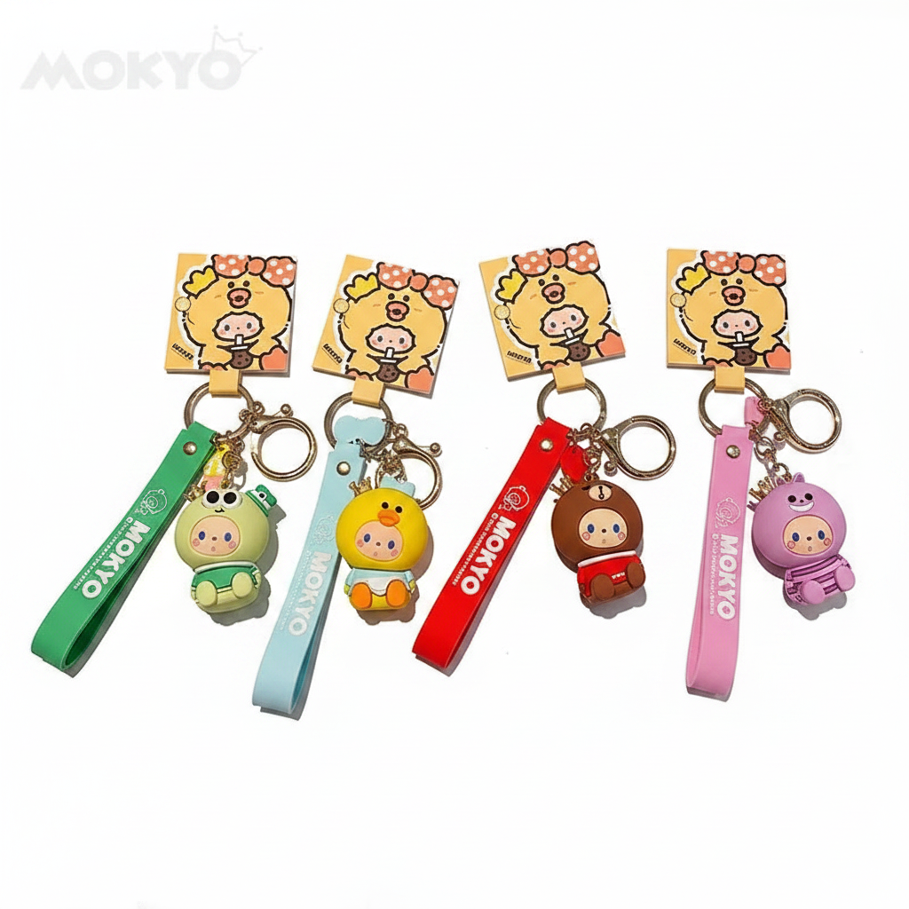 Monkey Frog Keyring