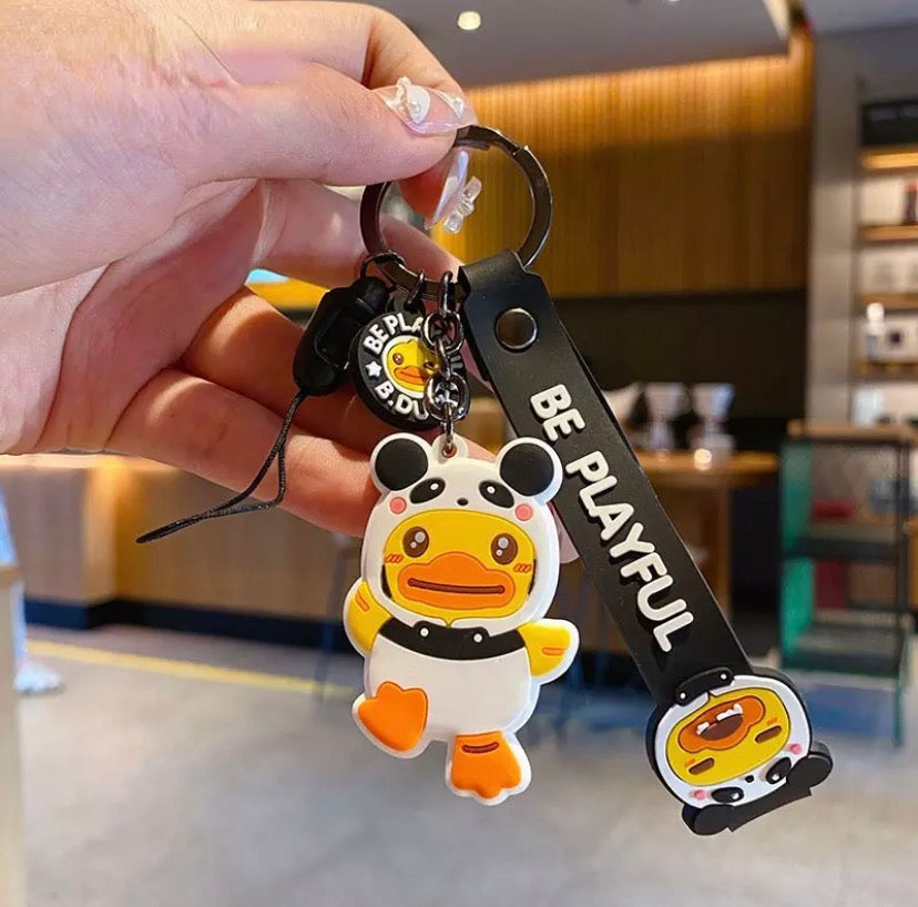 Porte Clefs Canard Panda