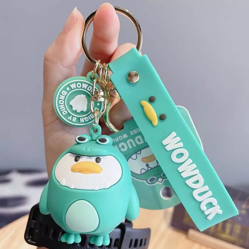 Porte Clés Canard Dinosaure