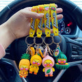 Porte Clés Canard Ananas