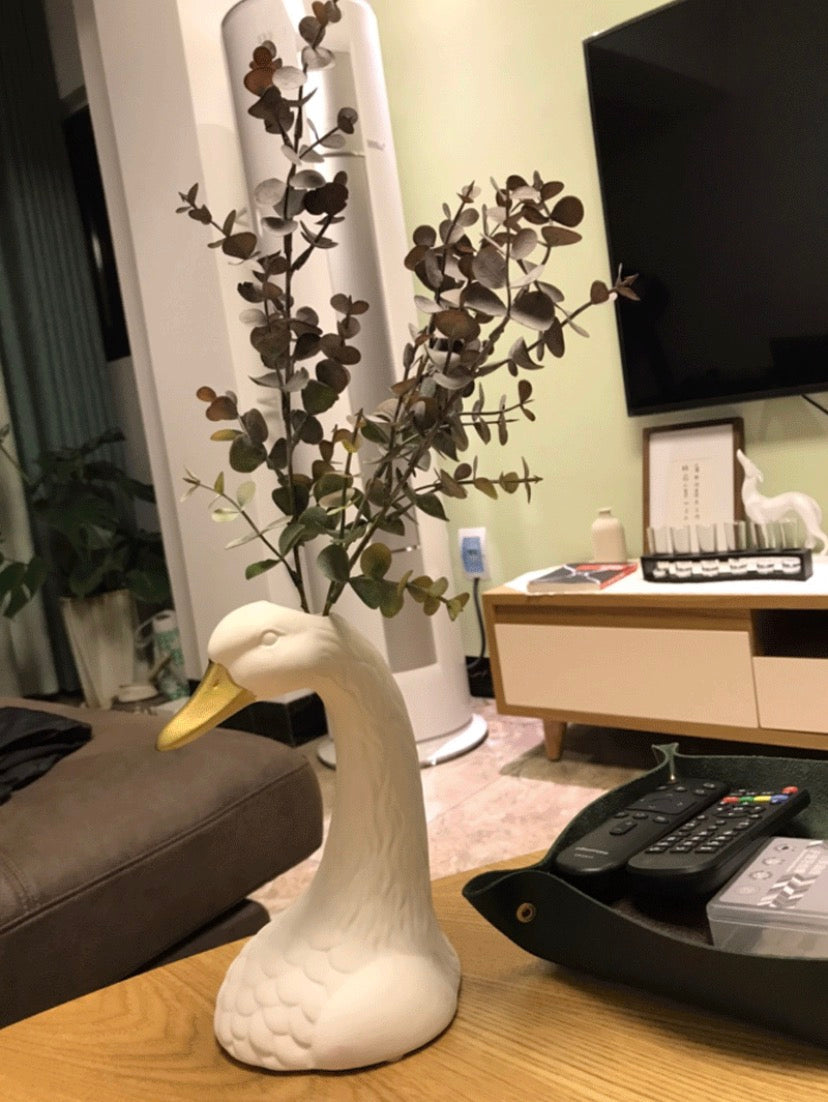 Vase Canard Blanc