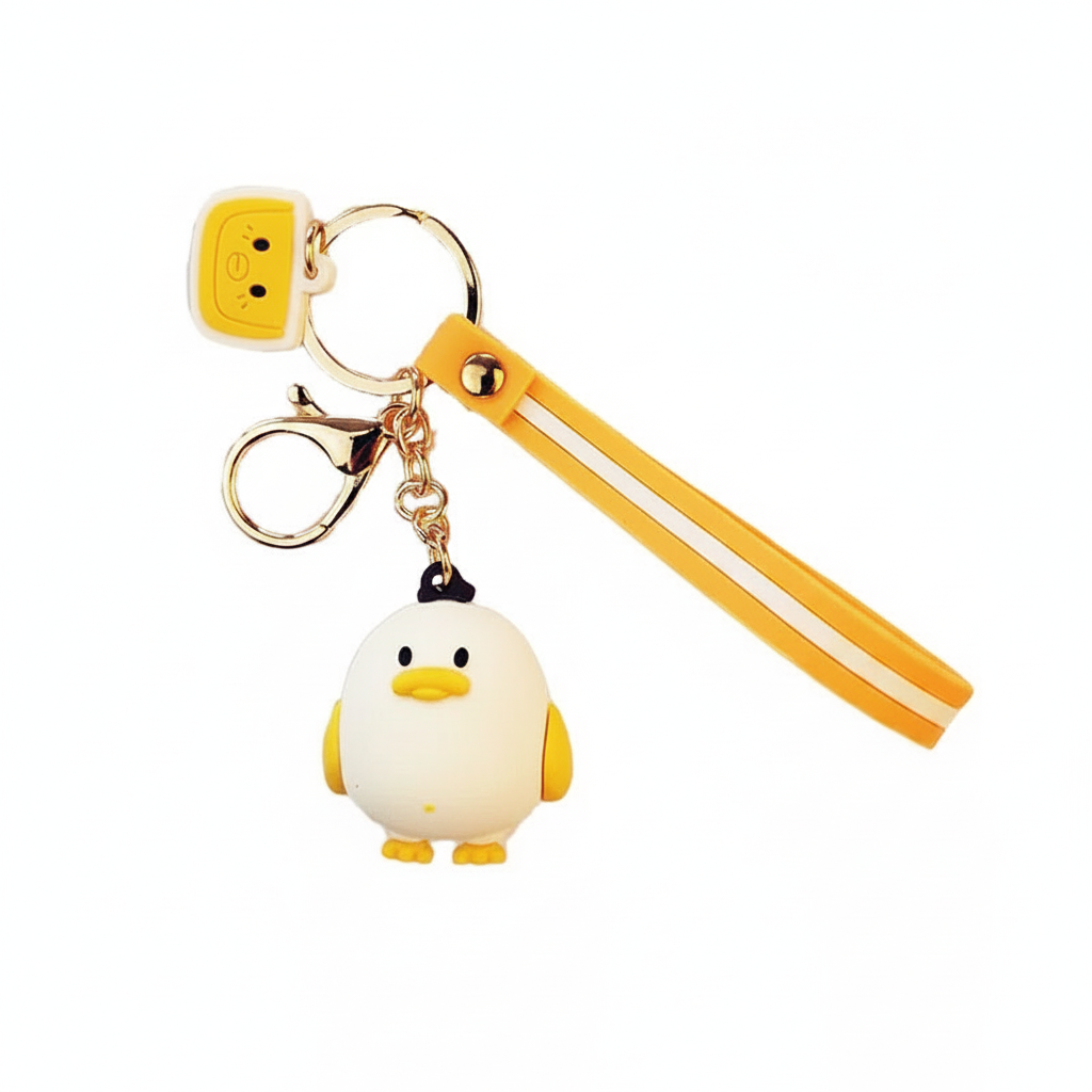 Porte-Clés Canard Blanc