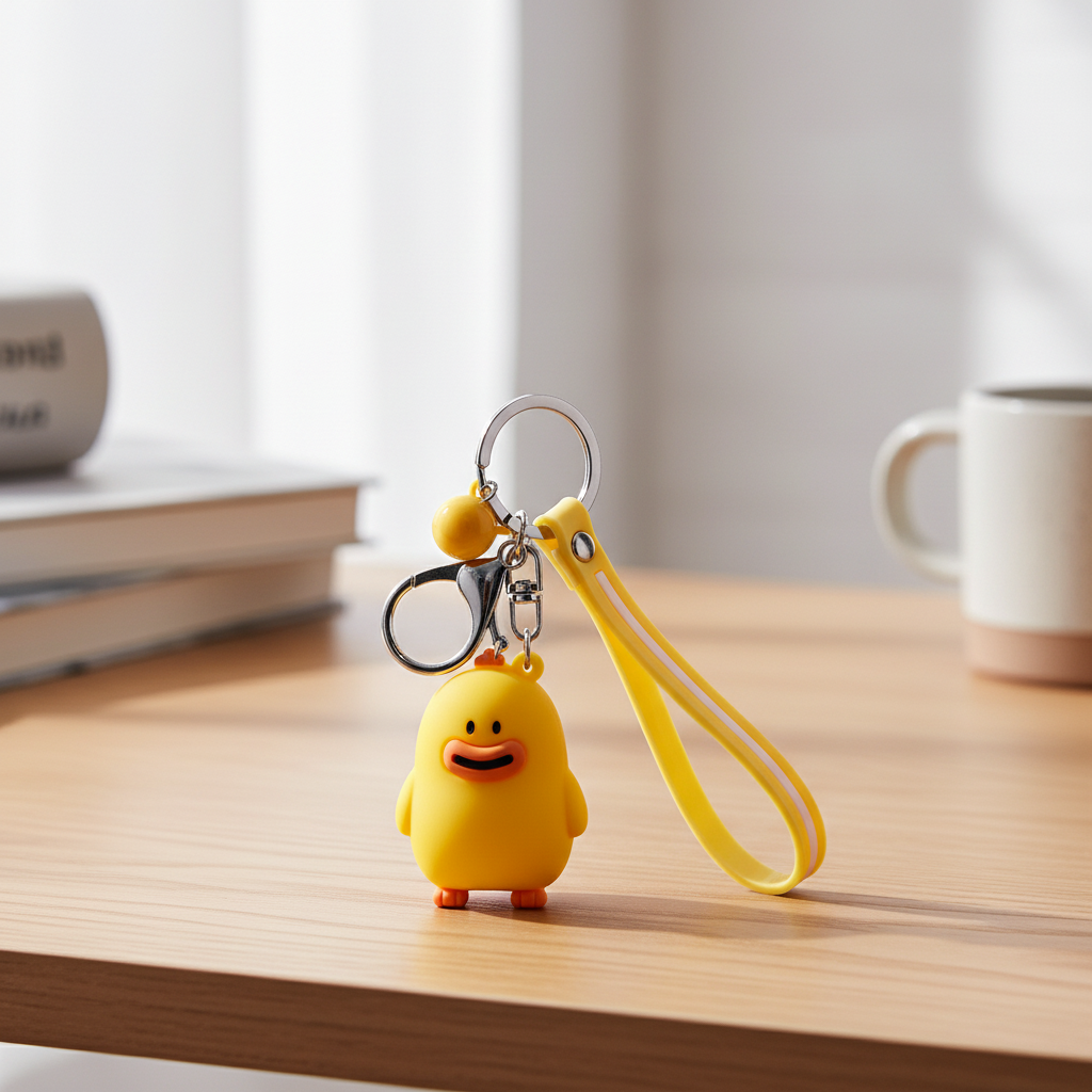 Porte-Clés Canard Jaune