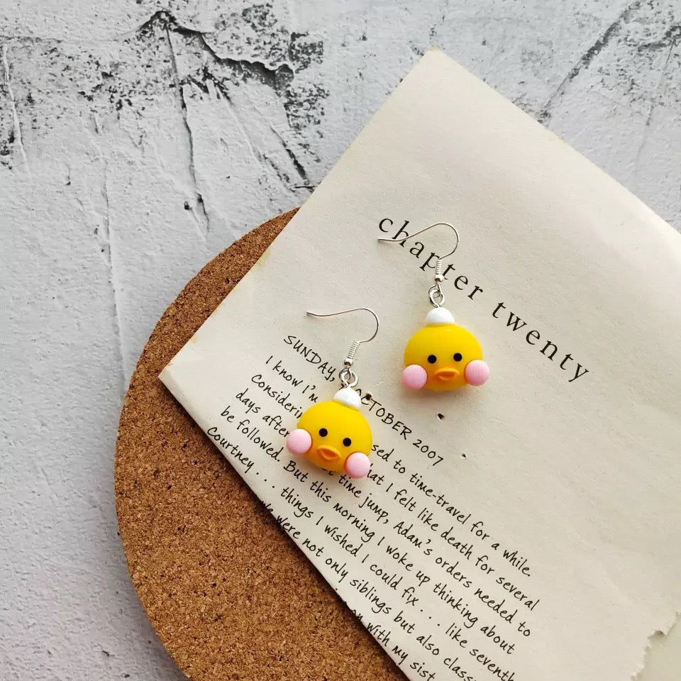 Boucles d'Oreilles Canard LaLaFanFan