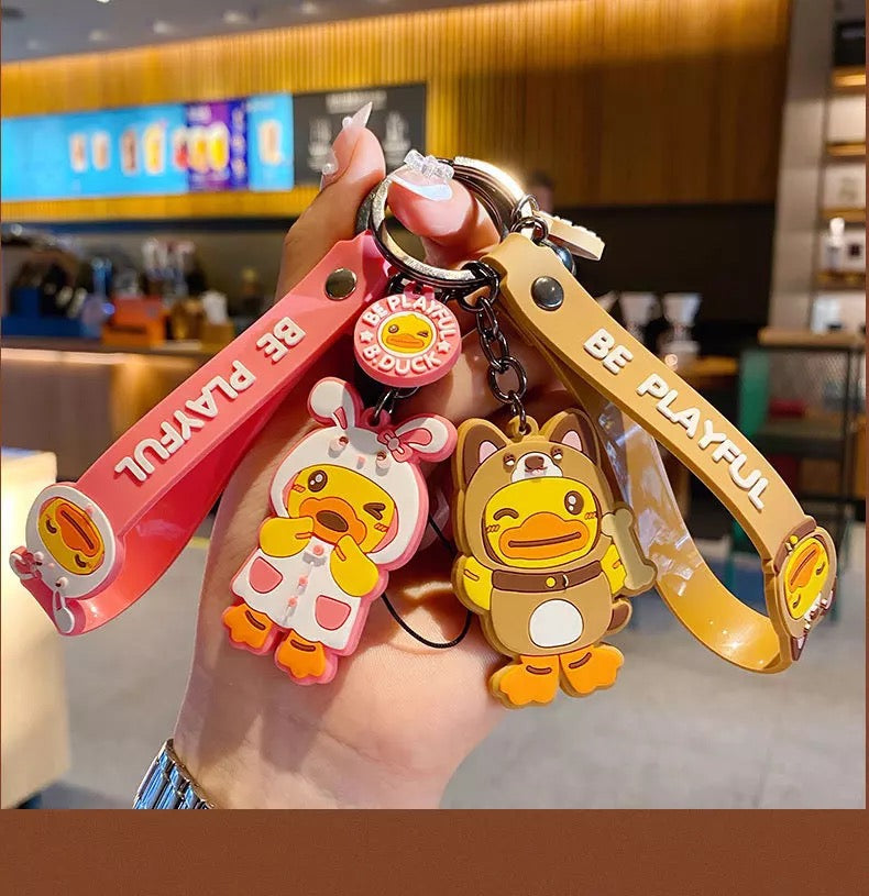 Porte Clefs Canard Lapin