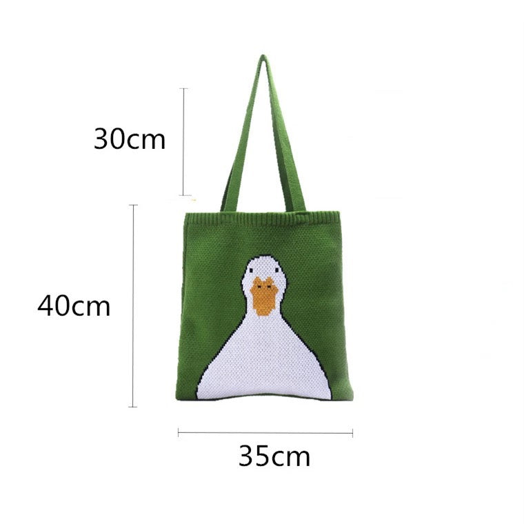 Tote Bag Canard Vert