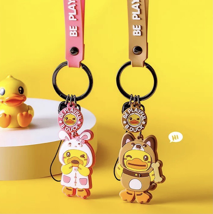 Porte Clefs Canard Chien