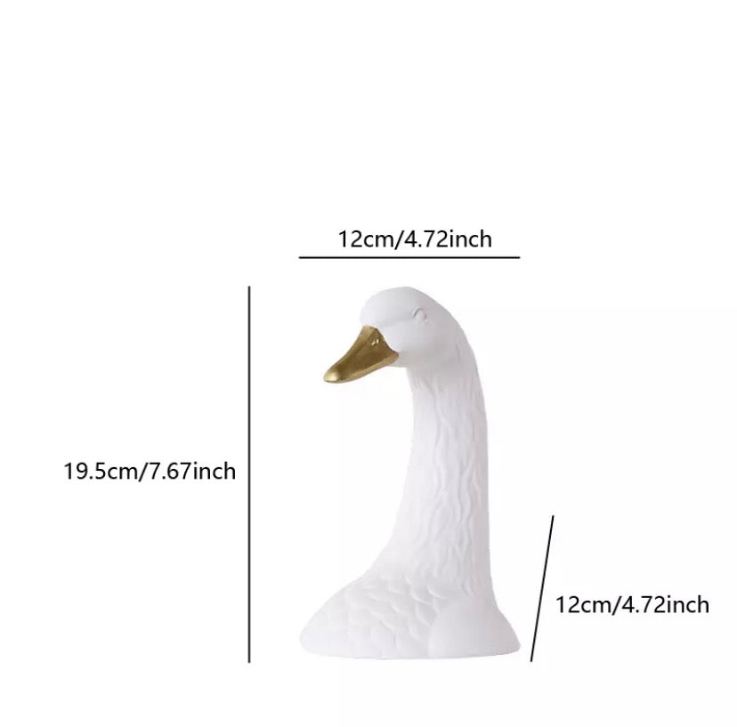 Vase Canard Blanc