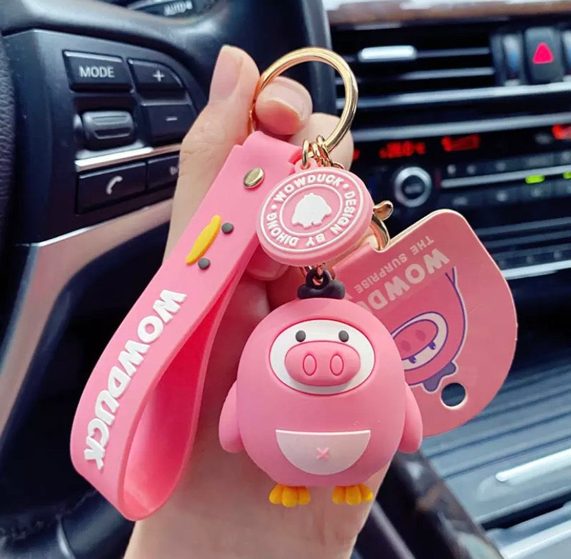 Porte Clés Canard Cochon
