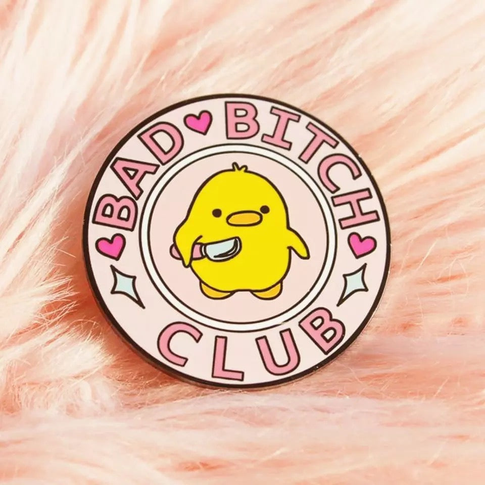 pins pato amarillo bad bitch club