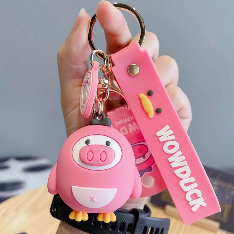 Porte Clés Canard Cochon