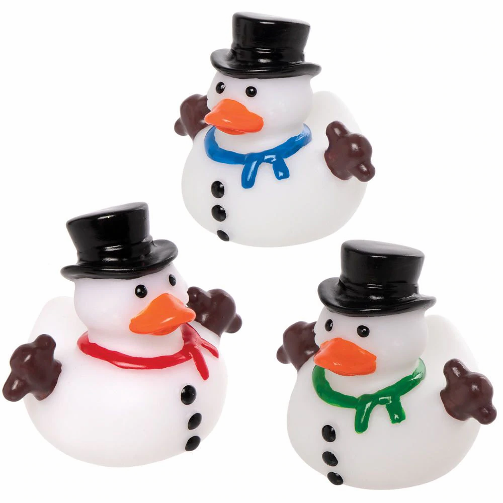 Mini Canard Bonhomme de Neige