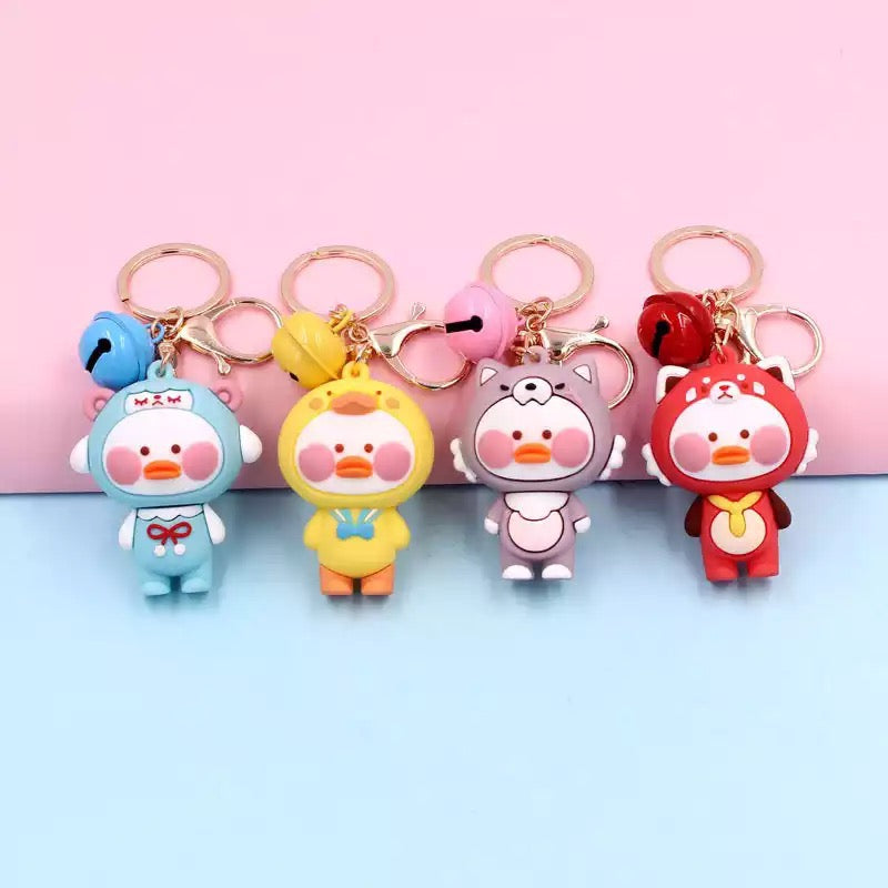 Porte Clés Canard Panda Roux Lalafanfan
