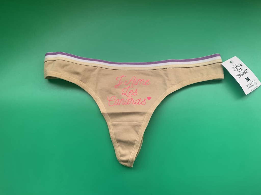 String J'aime les Canards Nude