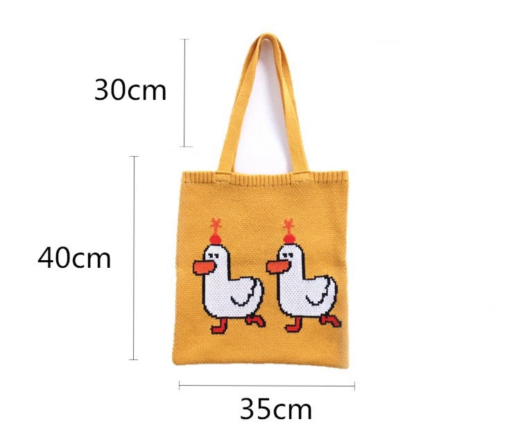 Tote Bag Canard Jaune