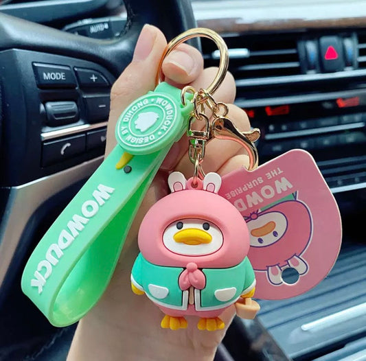 Porte Clés Canard Lapin